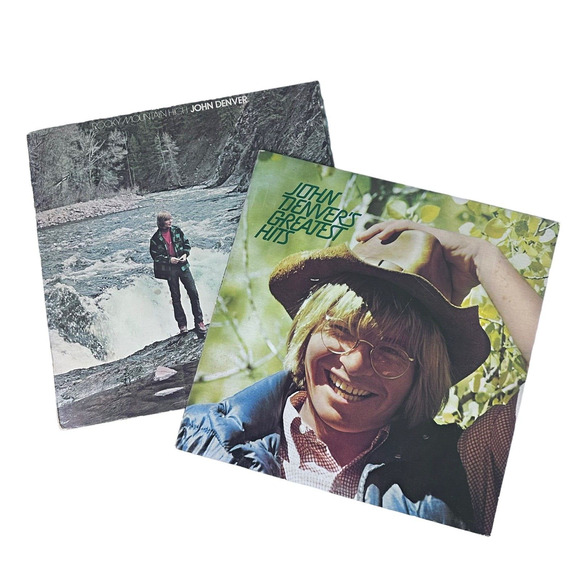John Denvers Greatest Hits Rocky Mountain High LP Vinyl RCA Records Album 70s - Picture 1 of 15